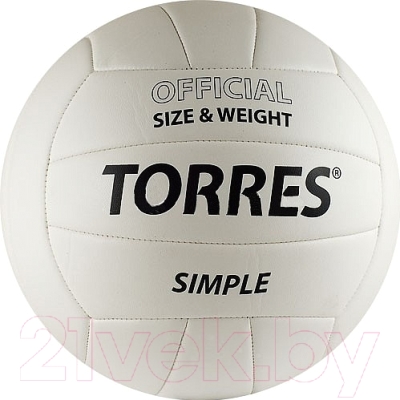 Мяч волейбольный Torres Simple V10105B