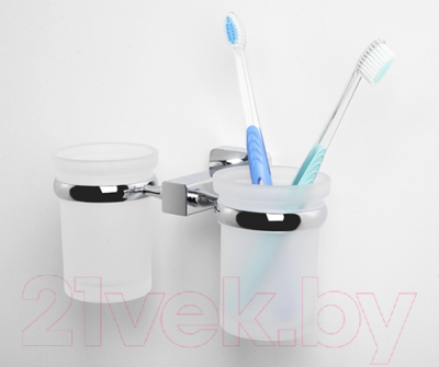 Набор стаканов для зубной щетки и пасты Wasserkraft Lippe K-6528D