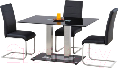 Обеденный стол Halmar Walter 2 (черный)