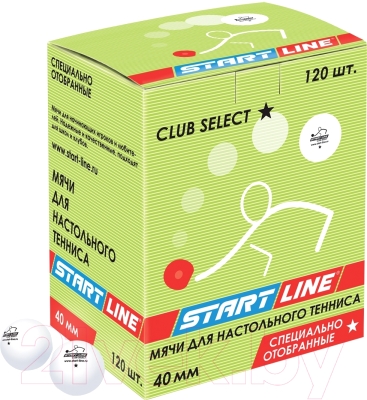 Набор мячей для настольного тенниса Start Line Club Select 1 B 120