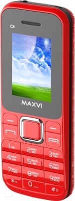 Мобильный телефон Maxvi C8 (красный)