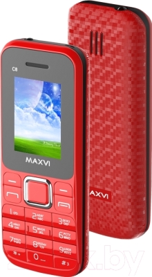 Мобильный телефон Maxvi C8 (красный)