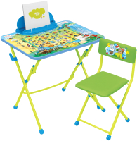 Комплект мебели с детским столом Ника КУ2/ВА Веселая азбука - 