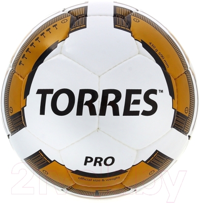 Футбольный мяч Torres Pro F30015 (белый/золотой/черный)