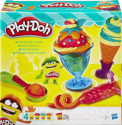 Набор для лепки Hasbro Play-Doh Инструменты мороженщика B1857