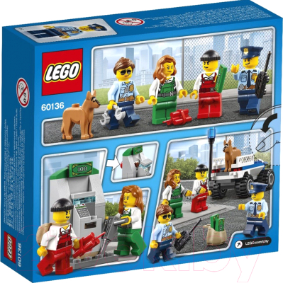 Конструктор Lego City Набор для начинающих «Полиция» 60136