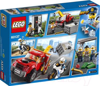 Конструктор Lego City Побег на буксировщике 60137