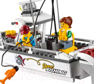 Конструктор Lego City Рыболовный катер 60147