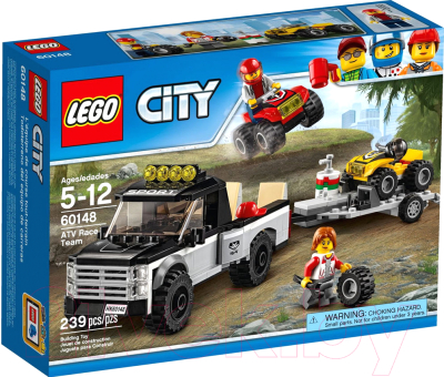 Конструктор Lego City Гоночная команда 60148