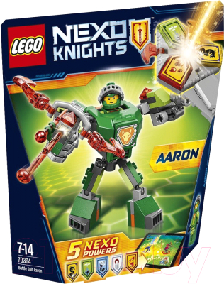 Конструктор Lego Nexo Knights Боевые доспехи Аарона 70364