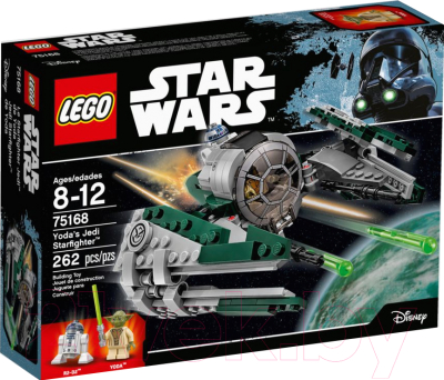 Конструктор Lego Star Wars Звездный истребитель Йоды 75168