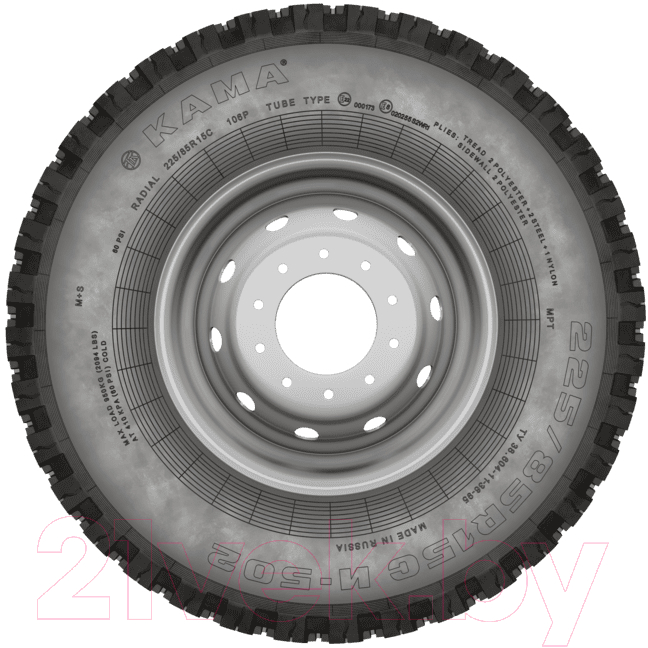 Всесезонная шина KAMA И-502 225/85R15C 106P