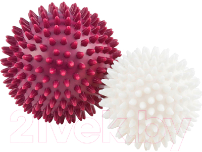 Комплект массажных мячей KETTLER 7351-530 (бордовый/жемчужно-белый)