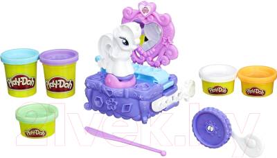 Набор для лепки Hasbro Play-Doh Туалетный столик Рарити / B3400