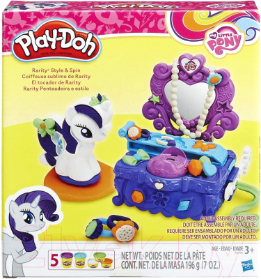 Набор для лепки Hasbro Play-Doh Туалетный столик Рарити / B3400