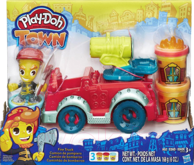 Набор для лепки Hasbro Play-Doh Город - Пожарная машина B3416
