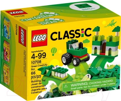 Конструктор Lego Classic Зеленый набор для творчества 10708