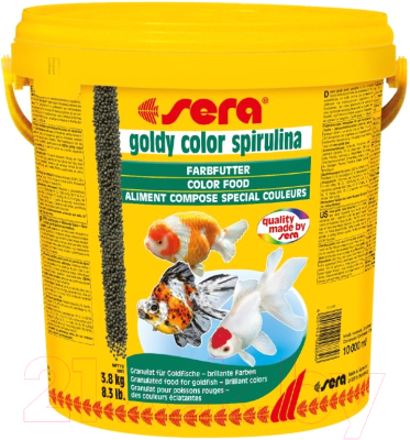 Корм для рыб Sera Goldy Color Spirulina 884