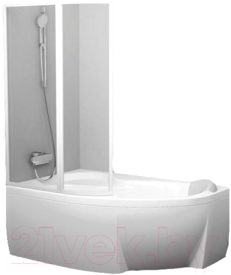 Стеклянная шторка для ванны Ravak VSK2 170 L (76LB0100Z1)