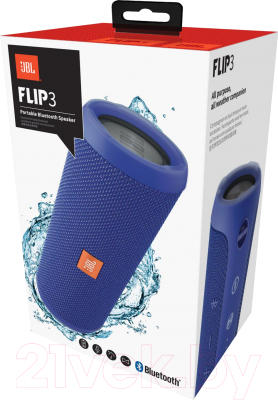 Портативная колонка JBL Flip 3 (синий)