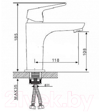 Смеситель Gappo G1032