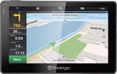 GPS навигатор Prestigio GeoVision 5057 Navitel / PGPS5057CIS04GBNV (+ видеорегистратор PCDVRR133)