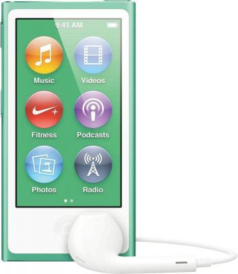 MP3-плеер Apple iPod nano 16Gb MD478QB/A (зеленый) - вид спереди