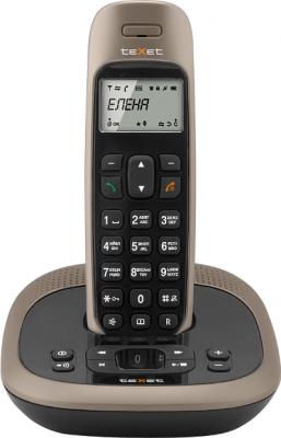 Беспроводной телефон Texet TX-D6255A Black-Bronze - вид спереди