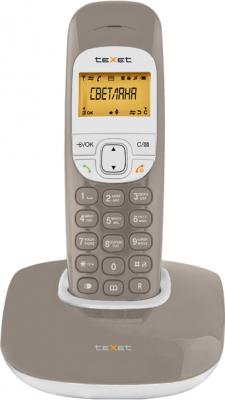 Беспроводной телефон Texet TX-D6505A Taupe - вид спереди