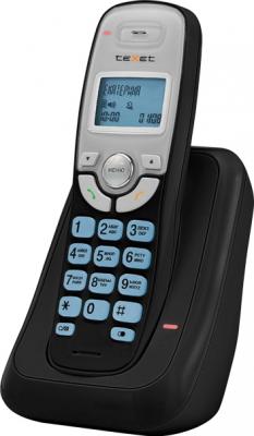 Беспроводной телефон Texet TX-D6905A (черный) - вид сбоку