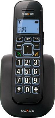 Беспроводной телефон Texet TX-D8405A Black - общий вид