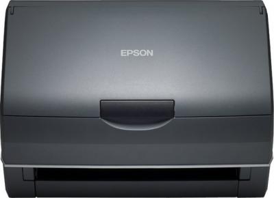 Протяжный сканер Epson GT-S55N - фронтальный вид