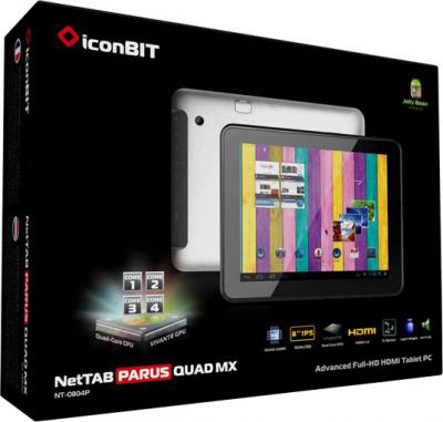 Планшет IconBIT NetTAB Parus Quad MX (NT-0804P) 8GB - коробка 