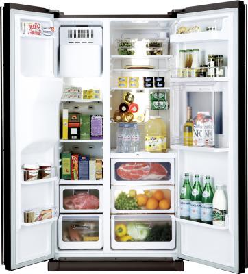 Холодильник с морозильником Samsung RSH5ZLMR1/BWT - внутренний вид