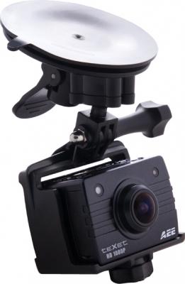 Экшн-камера Texet DVR-905S (Black) - общий вид с креплением
