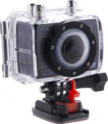 Экшн-камера Texet DVR-905S (Black) - общий вид в водонепроницаемом боксе