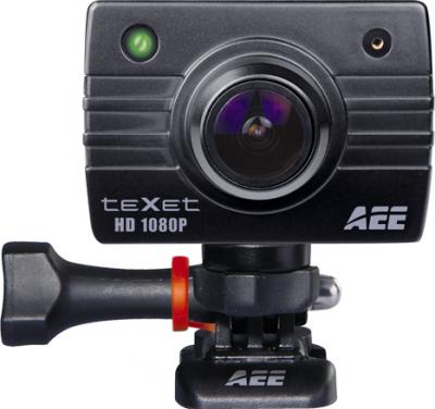 Экшн-камера Texet DVR-905S (Black) - фронтальный вид