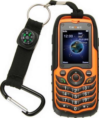Мобильный телефон Texet TM-510R Black-Orange - общий вид