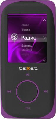 MP3-плеер Texet T-189 (4Gb) Purple - общий вид
