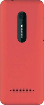 Мобильный телефон Nokia Asha 206 Magenta - задняя крышка