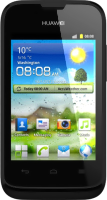 Смартфон Huawei Ascend Y210D Black - общий вид