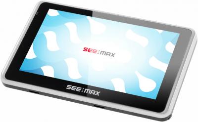GPS навигатор SeeMax navi E550 HD DVR 8GB - вид спереди