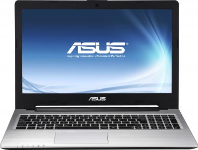 Ноутбук Asus K56CM (90NUHL424W11136013AY) - фронтальный вид