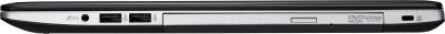 Ноутбук Asus K56CM (90NUHL424W16136013AY) - вид сбоку