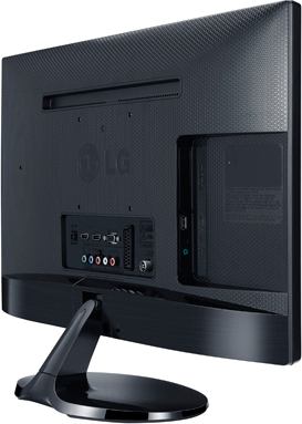 Телевизор LG 24MA53V-PZ (Black) - вид сзади