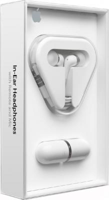 Наушники-гарнитура Apple In-Ear Headphones with Remote and Mic (ME186ZM/A) - упаковка