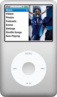 MP3-плеер Apple iPod classic 160Gb MC293QB/A (серебристый) - общий вид