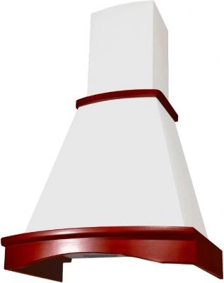 Вытяжка купольная Elikor Ротонда 60 (бежевый/бук махагон) - общий вид
