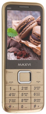 Мобильный телефон Maxvi X800 (золото)