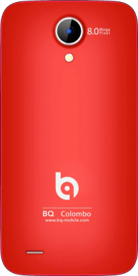 Смартфон BQ Colombo BQS-5002 (красный)